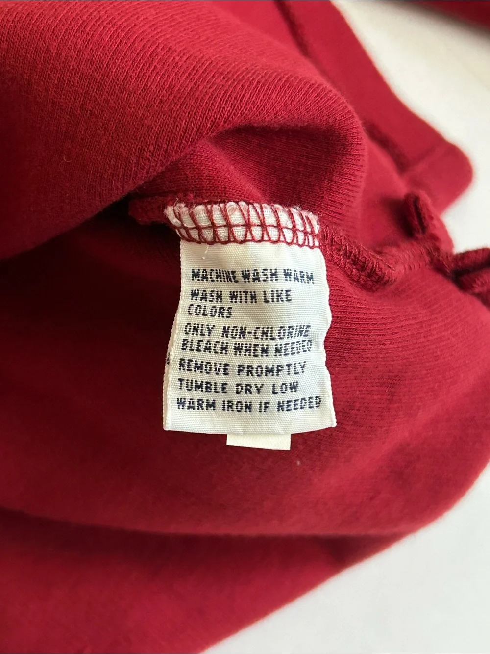 Ralph Lauren Red Quarter-Zip Pullover Sweater with pony logo